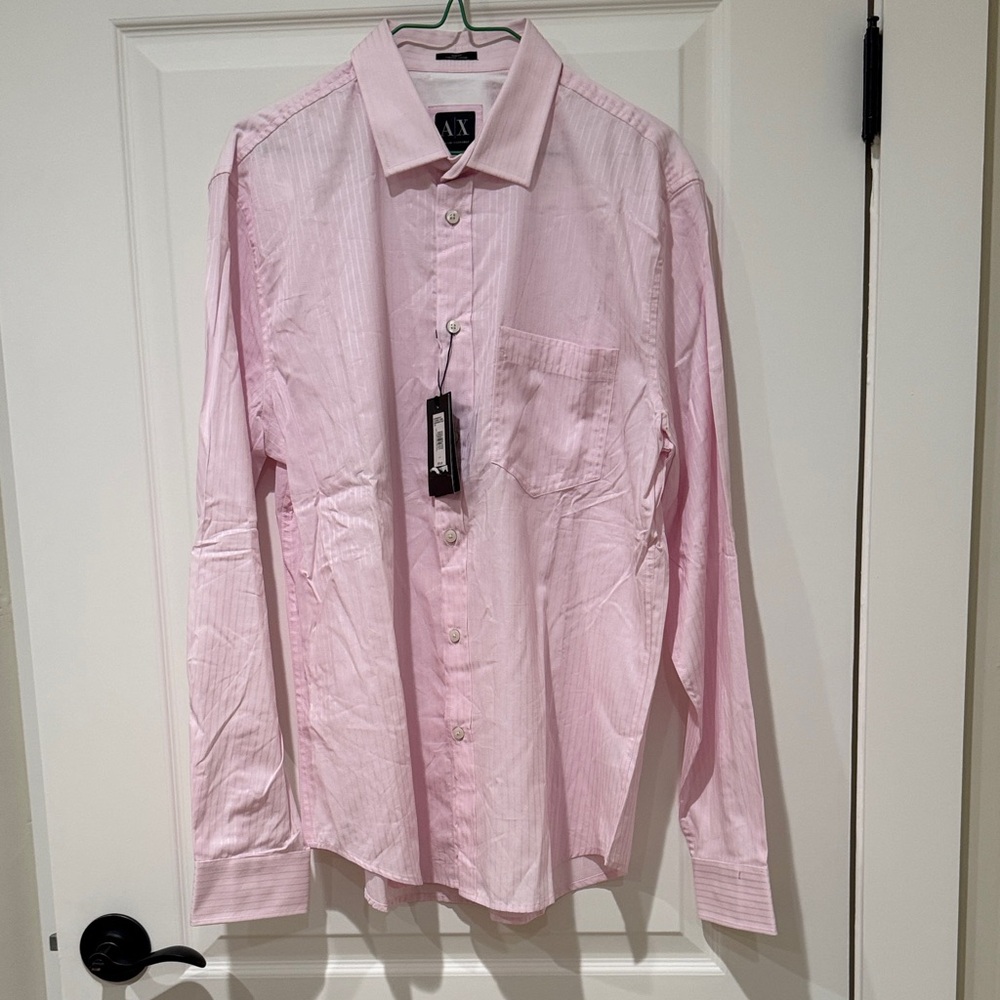 AX Pink Men's Dress Shirt